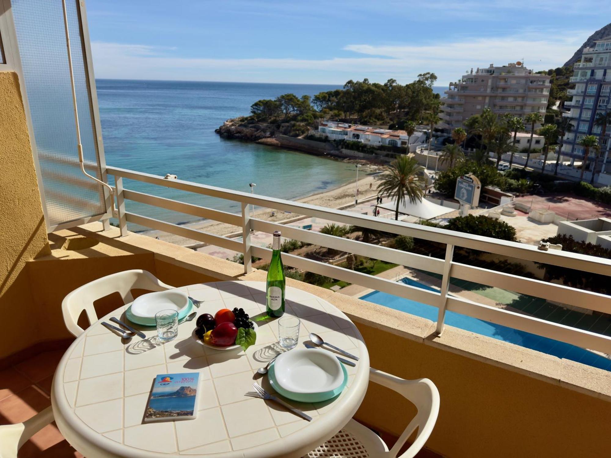 27C Vora 1 Dormitorio Con Vistas Al Mar Y Wifi Calp Extérieur photo
